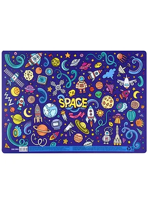 Покрытие на стол А3 "Космический коллаж" 2986830