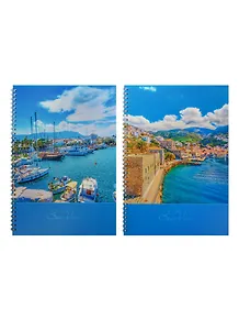 Тетрадь в клетку BG, Blue sea, А4, 96 листов, в ассортименте