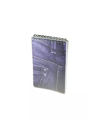 Блокнот А6 50л кл. "Stila Jeans" спираль, пластик.обл., stila — 225206 — 1