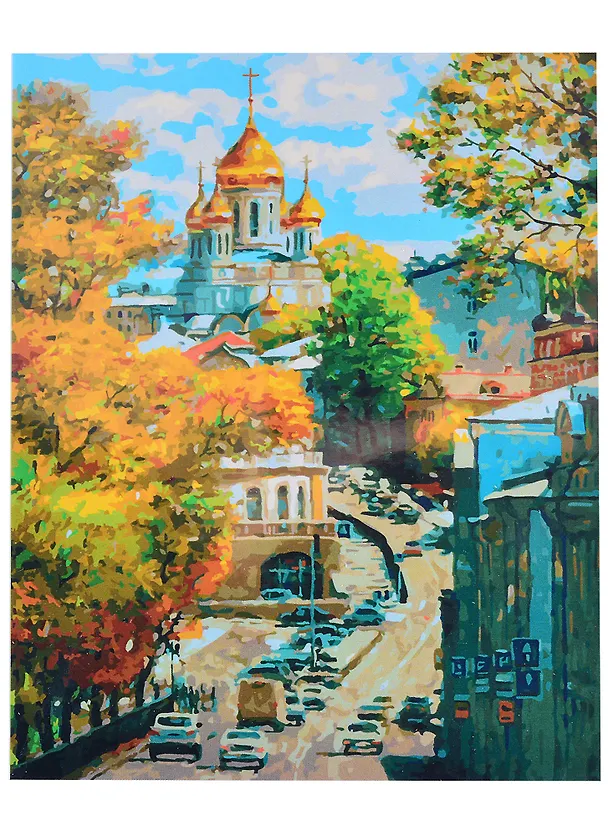 Живопись на холсте 40*50 см Новый облик любимого города 482-IRC 2883828 — 2