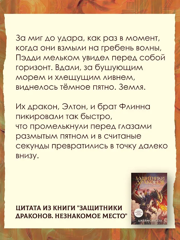 Книга Защитники драконов. Незнакомое место (Джеймс Рассел) — 6