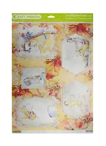 Рисовая бумага для декупажа Craft Premier Девушки (CP01161) (А3) (25г/м) (упаковка)