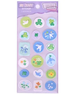 Наклейки Птицы (11-21285-1379) (упаковка) Bookvalno