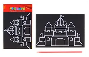 Гравюра цветная для самых маленьких Замок (538594) (упаковка)