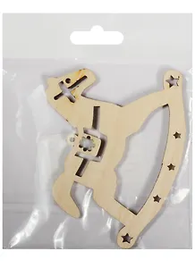 Подвеска на елку Лошадка (100х82х3) (162867) (Полноцвет)