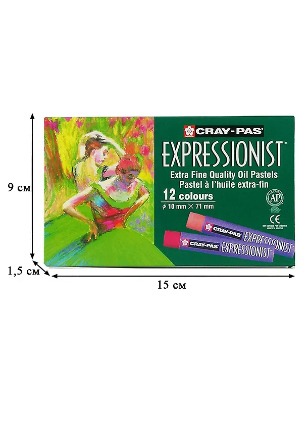 Пастель масляная 12цв "Cray-Pas Expressionist" для начинающих 258718 — 2