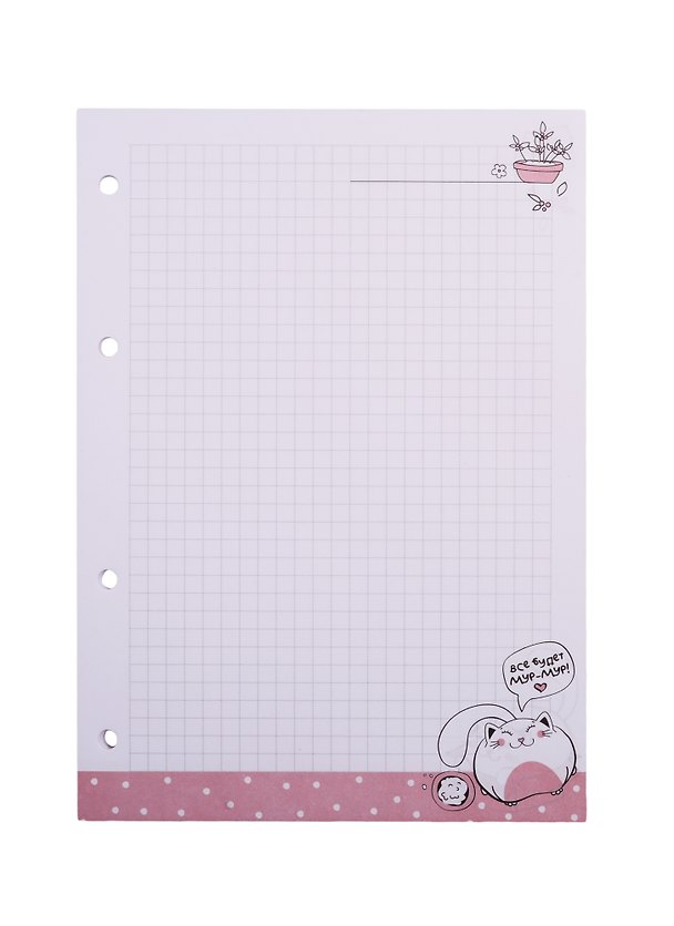 Сменный блок для тетрадей 120л кл. "Mur-mur", инд.уп. 255165 — 1