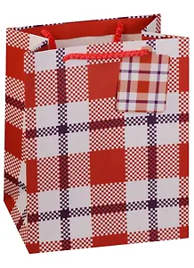 Пакет подарочный бумажный А5 "Плетеная клетка", нейтральный