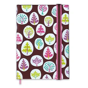 Записная книжка СОФТ-ТАЧ КОРИЧНЕВЫЙ А6, 103*148мм, 240стр., застежка-резинка, твердый переплет 47734 356891