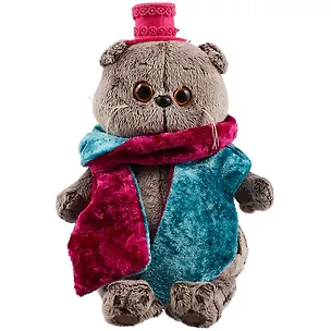 Мягкая игрушка Басик в бархатном кашне (19 см) (Ks19-121) 2877606