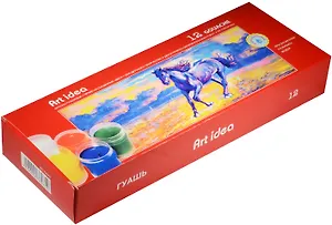 Гуашь Art Idea, 12 цветов