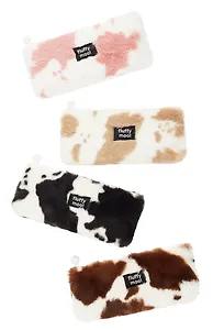 Пенал-косметичка "Spots", мех, ассорти
