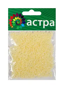 Набор д/творчества АСТРА Бисер 11/0 20гр 142 св.бежевый/жемчужный