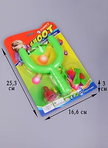 Рогатка пластик  с шариками (блистер) (11-01376-1222-32)