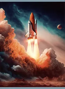 Тетради в клетку Listoff, "В космос", А4, 48 листов