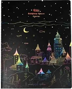 Тетрадь в клетку Asac, Rainbow house, B5, 46 листов