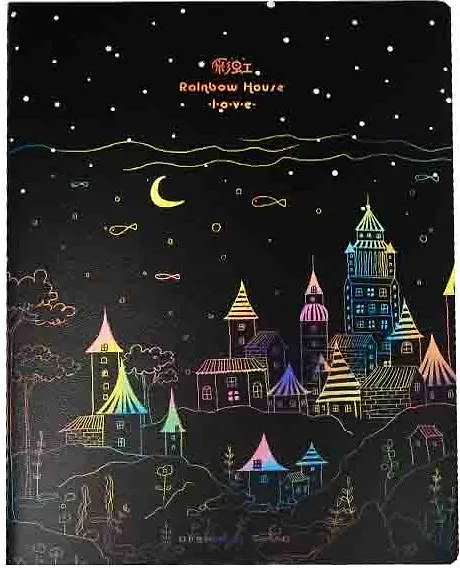 Тетрадь общая «Rainbow house», 46 листов в клетку, В5 - Asac 239841 — 1