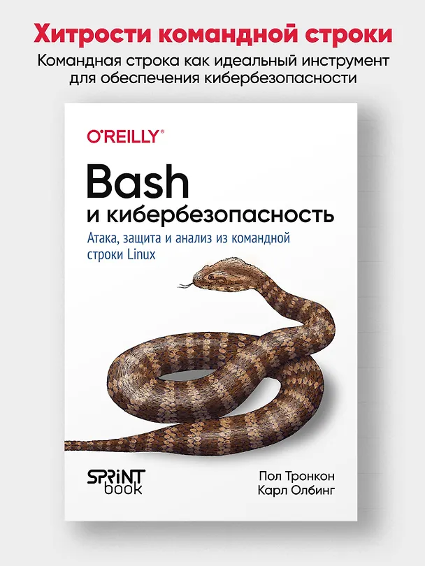 Книга Bash и кибербезопасность: атака, защита и анализ из командной строки Linux (Пол Тронкон, Карл Олбинг) — 3