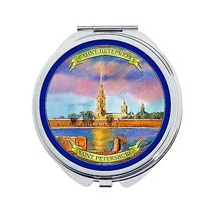 Зеркало Аква Петроп.крепость сереб. фольга [720]