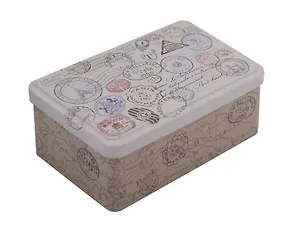 Набор для ухода за обувью в металлической коробочке 18,4*11,5*7,2см