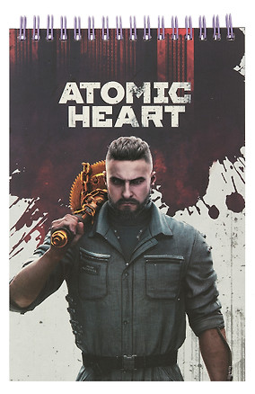 Atomic Heart. Творческий блокнот cо стикерами A5. Нечаев — 3063063 — 1