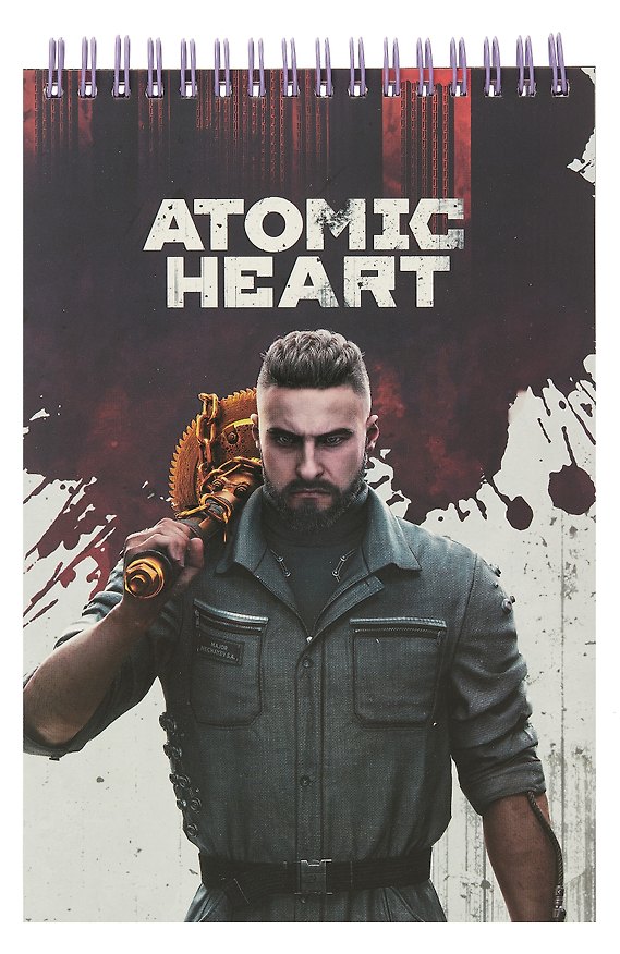 Творческий блокнот cо стикерами «Atomic Heart. Нечаев», A5 3063063 — 1