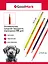 Карандаши чернографитные 48 штук с ластиком "Neon", трехгранные, в ассортименте, GoodMark — 3078422 — 3