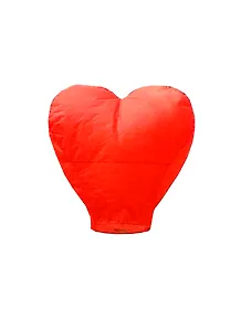Небесные фонарики Jinhuibiy сердце красное 85*95 см