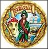 Мяч Пираты (23 см) (DS-PP054) (Салавери)