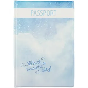Обложка для паспорта What a beautiful sky (ПВХ бокс) (ОП2021-284)
