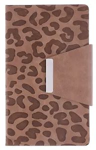 Ежедневник недат. А5 160л "Винченцо" бежевый, кожзам, тв.переплет, металл.шильд, блинт.тиснение, офсет, справ.мат-лы, закругл.углы, ляссе, инд.уп