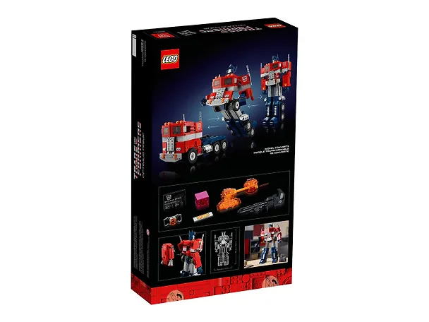 10302 Конструктор LEGO Transformers Оптимус Прайм, 1508 деталей, возраст 18+ 3165429 — 6