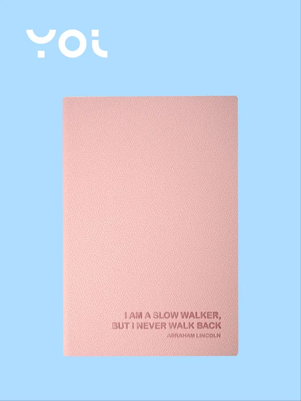 Книга для записей "Slow walker" А5, 80 листов в клетку, в ассортименте, Yoi 3104443 — 2