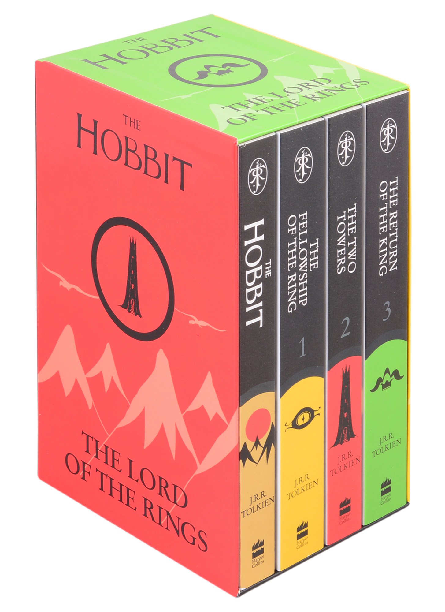 

Hobbit/Lord of the Rings Gift Set 4 vol., Tolkien, J.R.R.