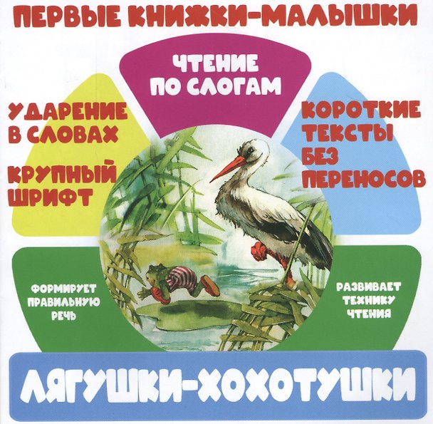 Книга Лягушки-хохотушки. Чтение по слогам () — 1