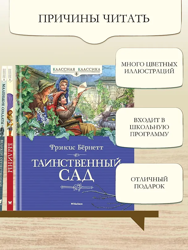 Книга Таинственный сад (Фрэнсис Элиза Ходжсон Бёрнетт) — 4