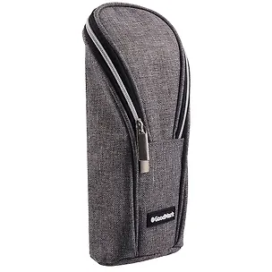 Пенал-косметичка "Private", вертикальный, серый, 21х9х6 см 2953981