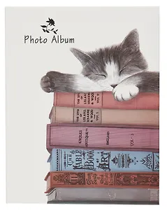 Фотоальбом "Кот и Книги", 10х15, 100 фото
