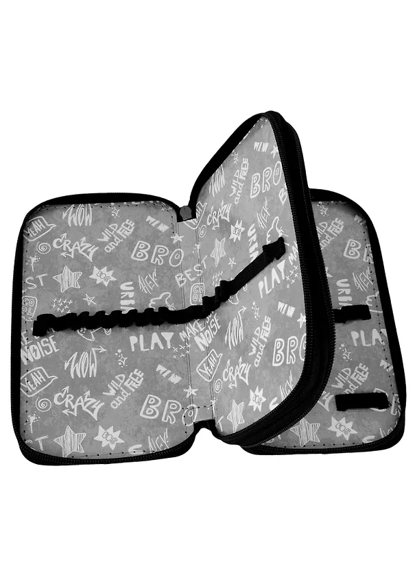 Пенал 2отд. "Космонавт" 19*11, молния, полиэстер 2927535 — 4