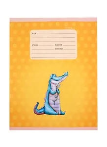 Тетрадь в линейку Unnika, "Поиграем!", 12 листов, в ассортименте