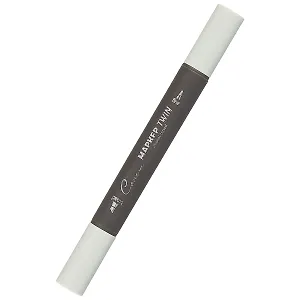 Маркер художественный "Сонет" зеленовато-серый 3, двухсторон., тонк. и широк.долото, Сонет