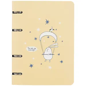 Тетрадь на кольцах в клетку Be Smart, Bunny, 80 листов