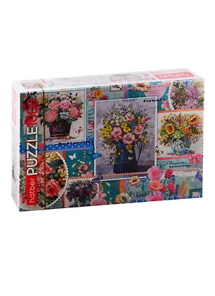 Пазл HATBER 1000 эл. 680х450мм.Цветочная акварель 2793332