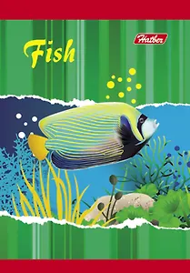 Блокнот А7 40л кл. "Аквариум" гребень, тонир.блок, цв.обл, офсет, Hatber