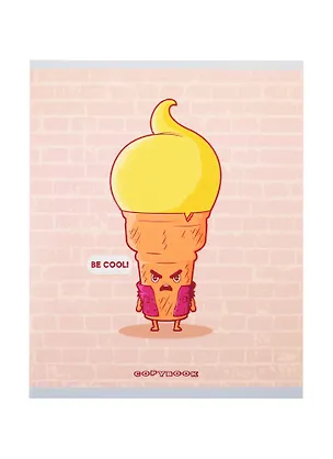 Тетрадь в клетку Listoff, Food zone, 48 листов, в ассортименте 257790