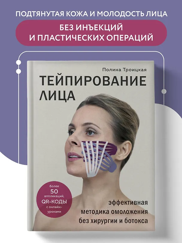Книга Тейпирование лица. Эффективная методика омоложения без хирургии и ботокса (Полина Троицкая) — 6