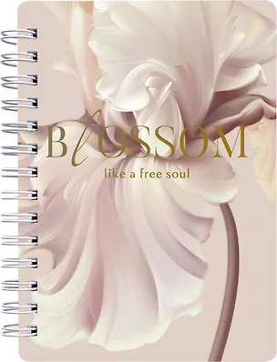 Записная книжка в клетку "Blossom. Ирис", А6, 120 листов, спираль 3151076
