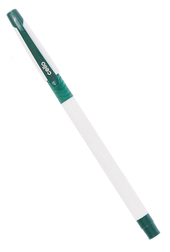 Шариковая ручка зелёная 0,7 мм, Slimo Grip, Cello 334065 — 1
