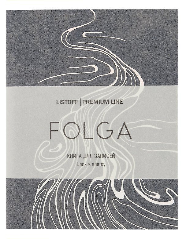 Записная книжка «FOLGA. 1» А6, 80 листов в клетку, экокожа, Listoff 3018243 — 1