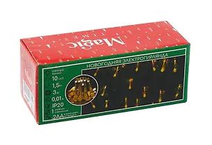 Гирлянда LED Капля (теплый белый) (1,5 м) (93397) 3055170